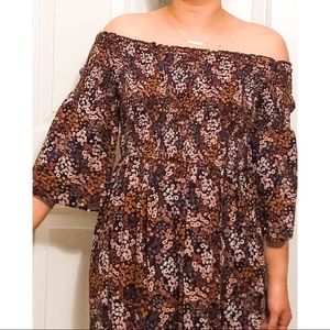 Off the shoulder dress